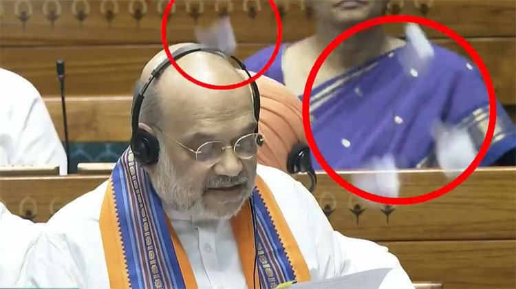 PM-CM removal bills: Opposition tears bill throws copies at Amit Shah ।। ‘ଦାଗି ପିଏମ-ସିଏମ’ ପ୍ରତ୍ୟାହାର ବିଲ୍ ପାଇଁ ସଂସଦରେ ହଙ୍ଗାମା, ଶାହଙ୍କ ଉପରକୁ ବିଲ୍ ଚିରି ଫିଙ୍ଗିଲେ ବିରୋଧୀ