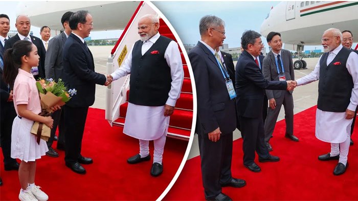 Prime minister Narendra Modi visits China for SCO meeting after 7 years ।। ୭ ବର୍ଷ ପରେ ଚୀନରେ ପହଞ୍ଚିଲେ ମୋଦୀ