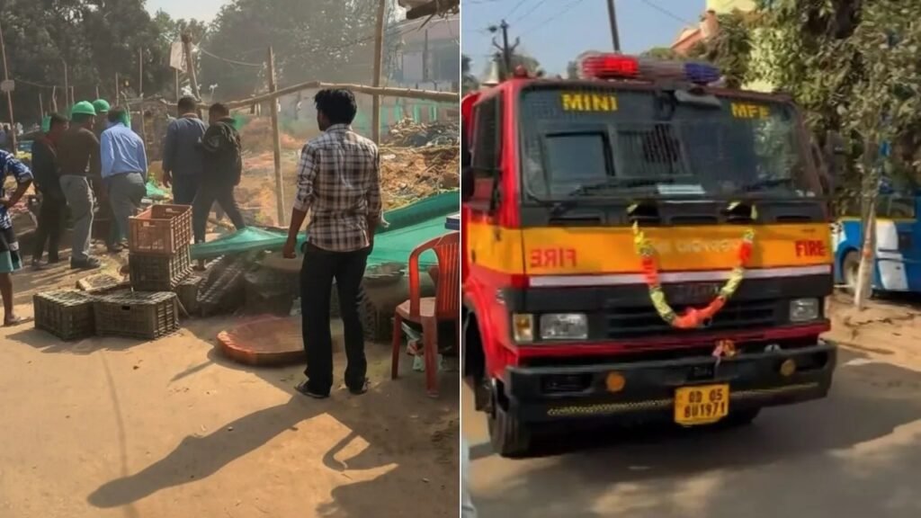 Gas pipeline bursts in Cuttack; panic created || କଟକରେ ଫାଟିଲା ଗ୍ୟାସ ପାଇପଲାଇନ; ସୃଷ୍ଟି ହେଲା ଆତଙ୍କ