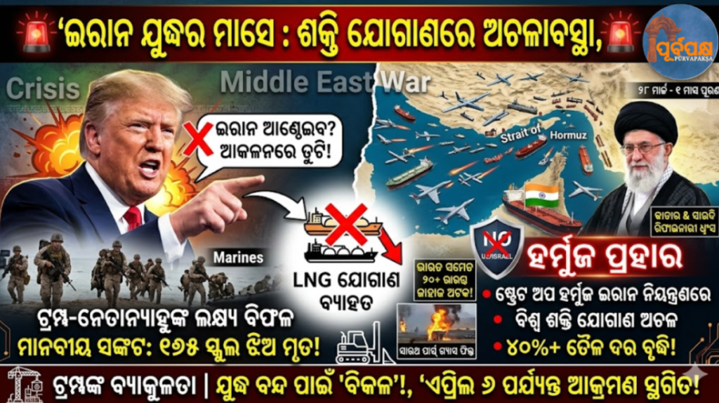 ଇରାନ ଯୁଦ୍ଧକୁ ମାସେ : ଶକ୍ତି ଯୋଗାଣର ଅଚଳାବସ୍ଥା || Middle East War