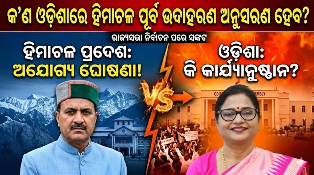 ଓଡ଼ିଶା ପାଇଁ ହିମାଚଳ ହେବ କି ଉଦାହରଣ ? Odisha Assembly Speaker declare MLAs disqualified !