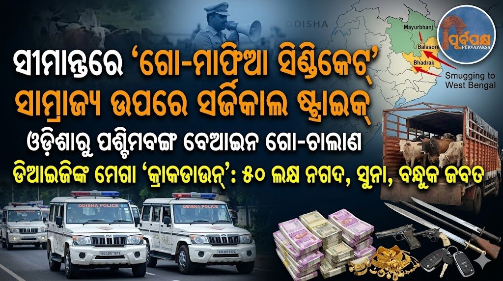 ସୀମାନ୍ତରେ ‘ଗୋ-ମାଫିଆ ସିଣ୍ଡିକେଟ୍’ ସାମ୍ରାଜ୍ୟ ଉପରେ ସର୍ଜିକାଲ ଷ୍ଟ୍ରାଇକ୍ || Surgical strike on ‘Go-Mafia Syndicate’ empire on the border