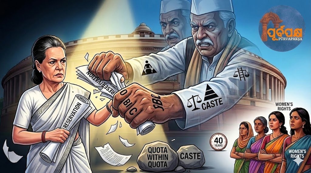 “ବିନ୍ଦି-ଲିପ୍ଷ୍ଟିକ୍”ରୁ ଓବିସି – କେମିତି ରୋକାଗଲା ମହିଳା ସଂରକ୍ଷଣ ବିଲ୍? || From “bindi-lipstick” to OBC – How was the Women’s Reservation Bill stopped?