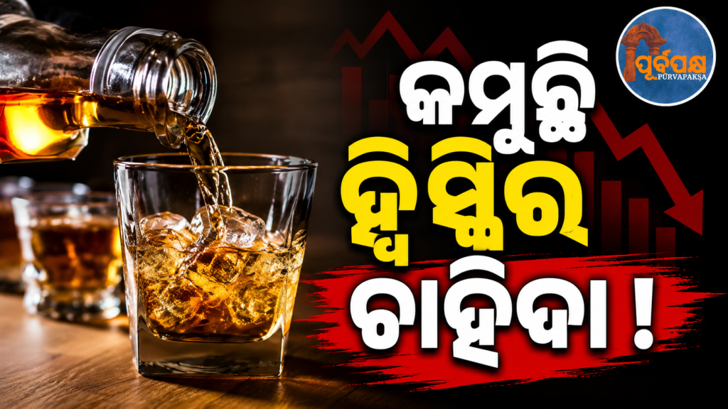 ‘ଇଂରାଜୀ’ ମଦ ପାଇଁ ବଜାରରେ କମ୍ ଗ୍ରାହକ ? ଭାରତରେ ଆମଦାନୀ ହୋଇଥିବା ହ୍ୱିସ୍କିର ଖସିଲା ବିକ୍ରୟ ପାରଦ କଣ୍ଟା… || Fewer customers in the market for ‘English’ liquor? Falling sales of imported whisky in India are a major concern…