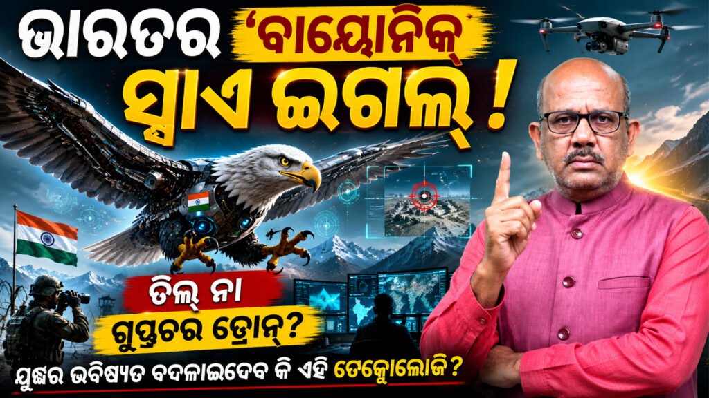 ଭାରତର ‘ବାୟୋନିକ୍ ସ୍ପାଏ ଇଗଲ୍’! || India’s ‘Bionic Spy Eagle’!