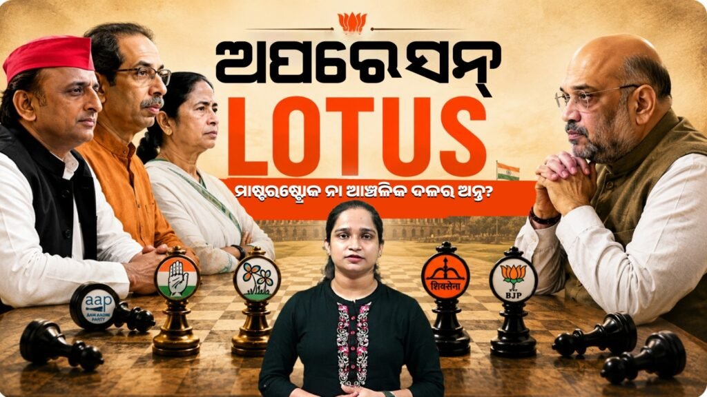 ଅପରେସନ୍ ଲୋଟସ୍: ଗଣତନ୍ତ୍ରର ମାଷ୍ଟରଷ୍ଟ୍ରୋକ ନା ଆଞ୍ଚଳିକ ଦଳର ଅନ୍ତ? || Operation Lotus: A masterstroke of democracy or the end of regional parties?