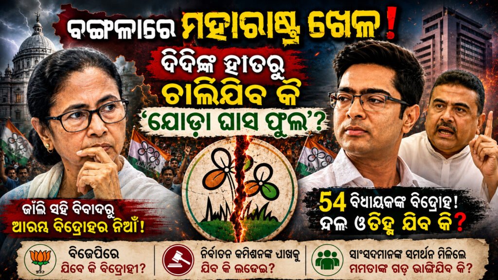 ବଙ୍ଗଳାରେ ମହାରାଷ୍ଟ୍ର ଖେଳ! ଦିଦିଙ୍କ ହାତରୁ ଚାଲିଯିବ କି ‘ଯୋଡ଼ା ଘାସ ଫୁଲ’? || Maharashtra plays in Bengal! Will ‘Yoda Ghaza Phull’ be lost from Didi’s hands?
