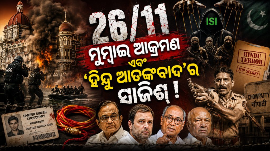 ୨୬/୧୧ ମୁମ୍ବାଇ ଆକ୍ରମଣ ଏବଂ ‘ହିନ୍ଦୁ ଆତଙ୍କବାଦ’ର ସେହି ଭୟଙ୍କର ଷଡ଼ଯନ୍ତ୍ର || 26/11 Mumbai attacks and the horrific conspiracy of ‘Hindu terrorism’