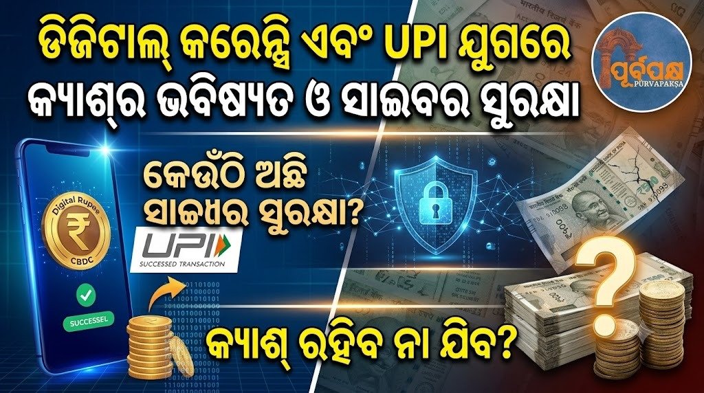 ଡିଜିଟାଲ୍ କରେନ୍ସି ଏବଂ UPI ଯୁଗରେ କ୍ୟାଶ୍ର ଭବିଷ୍ୟତ ଓ ସାଇବର ସୁରକ୍ଷା || The future of cash and cybersecurity in the era of digital currency and UPI