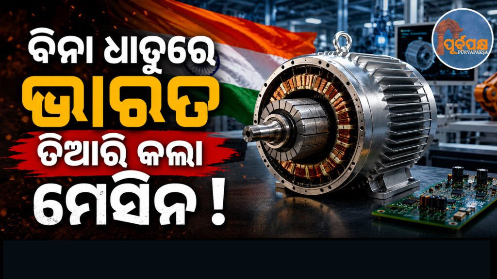 ବୈଦ୍ୟୁତିକ ଯାନ ଶିଳ୍ପରେ ଲାଗିନି ଗୋଟେ ବି ଲୁହା ପାର୍ଟ ! ବିନା ‘ରେୟାର୍ ଆର୍ଥ ମେଟାଲ୍ସ’ରେ ପ୍ରସ୍ତୁତ ହେଲା ସ୍ୱଦେଶୀ ଇଲେକ୍ଟ୍ରିକ୍ ମୋଟର || Not a single iron part is used in the electric vehicle industry! Indigenous electric motor made without ‘rare earth metals’
