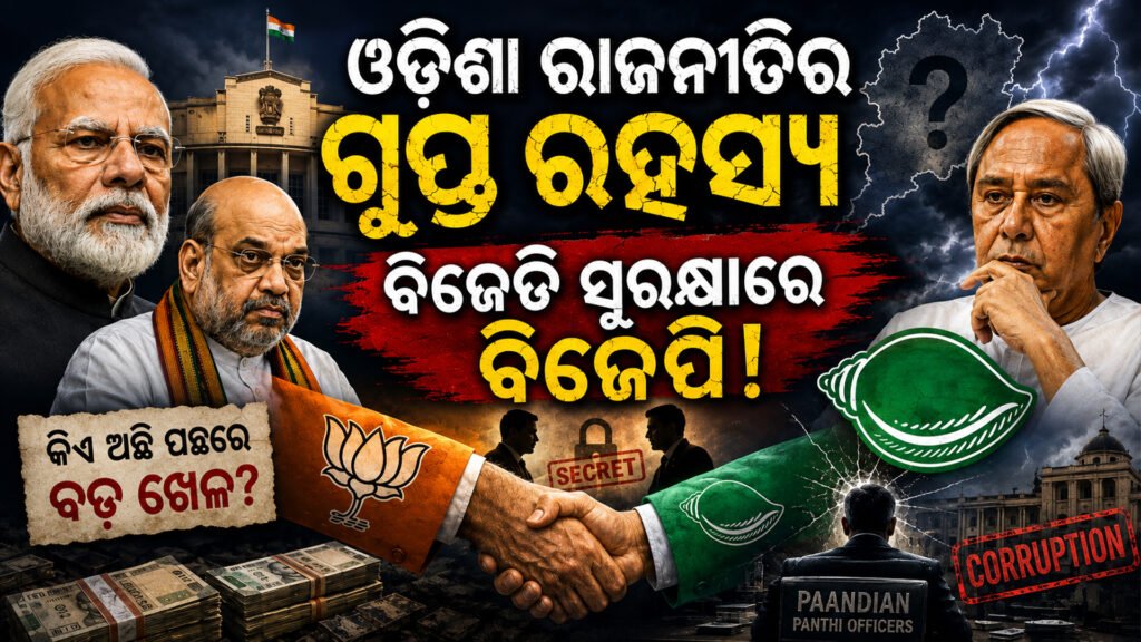 ଓଡ଼ିଶା ରାଜନୀତିର ଗୁପ୍ତ ରହସ୍ୟ ବିଜେଡି ସୁରକ୍ଷାରେ ବିଜେପି! || The secret of Odisha politics BJD is protecting BJP!