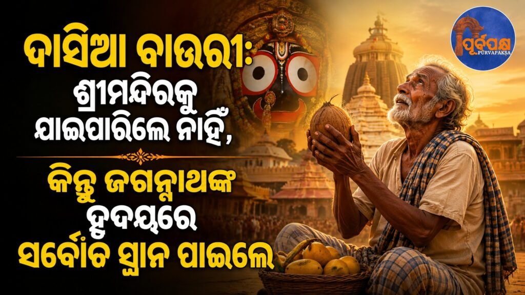 ଦାସିଆ ବାଉରୀ: ଶ୍ରୀମନ୍ଦିରକୁ ଯାଇପାରିଲେ ନାହିଁ, କିନ୍ତୁ ଜଗନ୍ନାଥଙ୍କ ହୃଦୟରେ ସର୍ବୋଚ୍ଚ ସ୍ଥାନ ପାଇଲେ || Dasia Bauri: Couldn’t go to the temple, but found the highest place in Jagannath’s heart