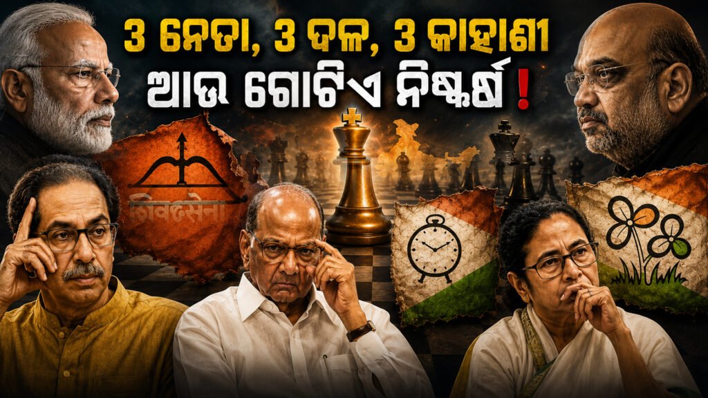 ୩ ନେତା, ୩ ଦଳ, ୩ କାହାଣୀ; ଆଉ ଗୋଟିଏ ନିଷ୍କର୍ଷ! || Three leaders, three parties, three stories; and one conclusion!