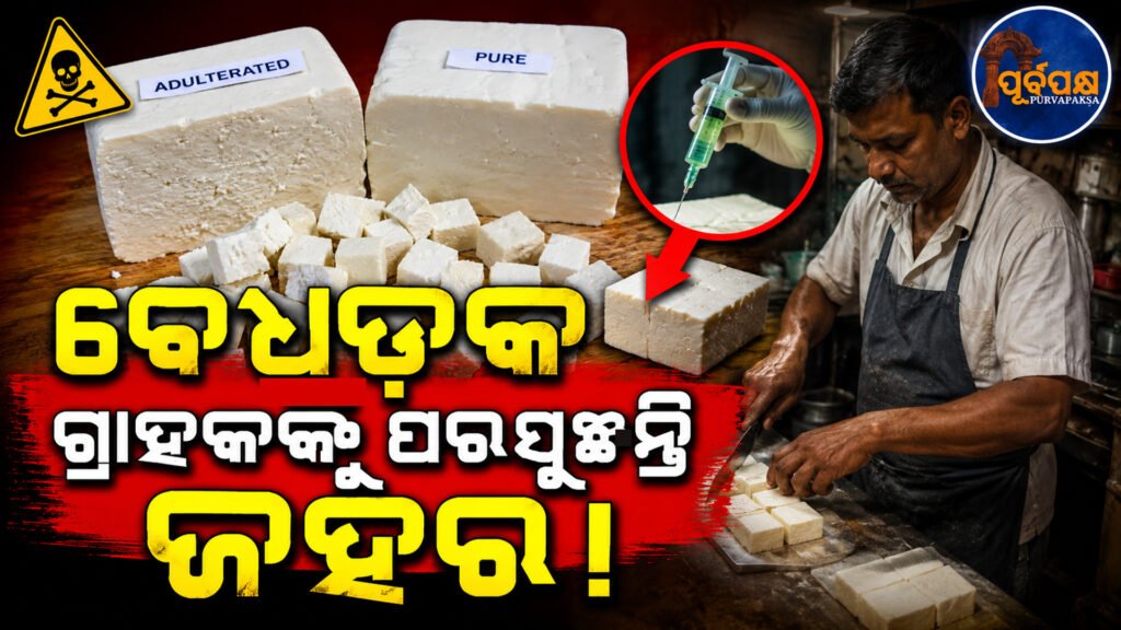 ଓଡ଼ିଶା ବଜାରରେ ଖୁଲମଖୁଲା ବିକ୍ରି ହେଉଛି ସିନ୍ଥେଟିକ୍ ପନିର? ଖାଦ୍ୟ ସୁରକ୍ଷା ଉପରେ ବଡ଼ ପ୍ରଶ୍ନବାଚୀ || Synthetic cheese being sold openly in Odisha markets? Big question mark over food safety