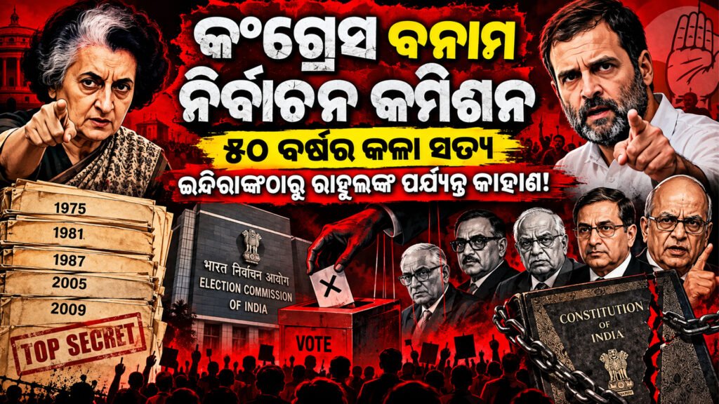 କଂଗ୍ରେସ ବନାମ ନିର୍ବାଚନ କମିଶନ: ୫୦ ବର୍ଷର କଳା ସତ୍ୟ, ଇନ୍ଦିରାଙ୍କଠାରୁ ରାହୁଲଙ୍କ ପର୍ଯ୍ୟନ୍ତ କାହାଣୀ! || Congress vs. Election Commission: The dark truth of 50 years—the story spanning from Indira to Rahul!