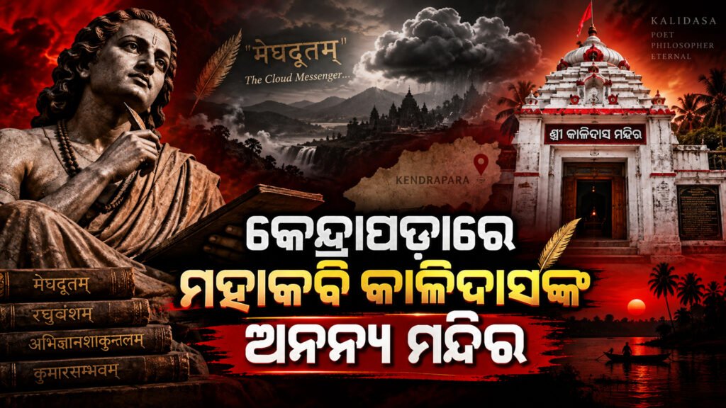 କେନ୍ଦ୍ରାପଡ଼ାରେ ମହାକବି କାଳିଦାସଙ୍କ ଅନନ୍ୟ ମନ୍ଦିର || A Unique Temple of the Great Poet Kalidasa in Kendrapara