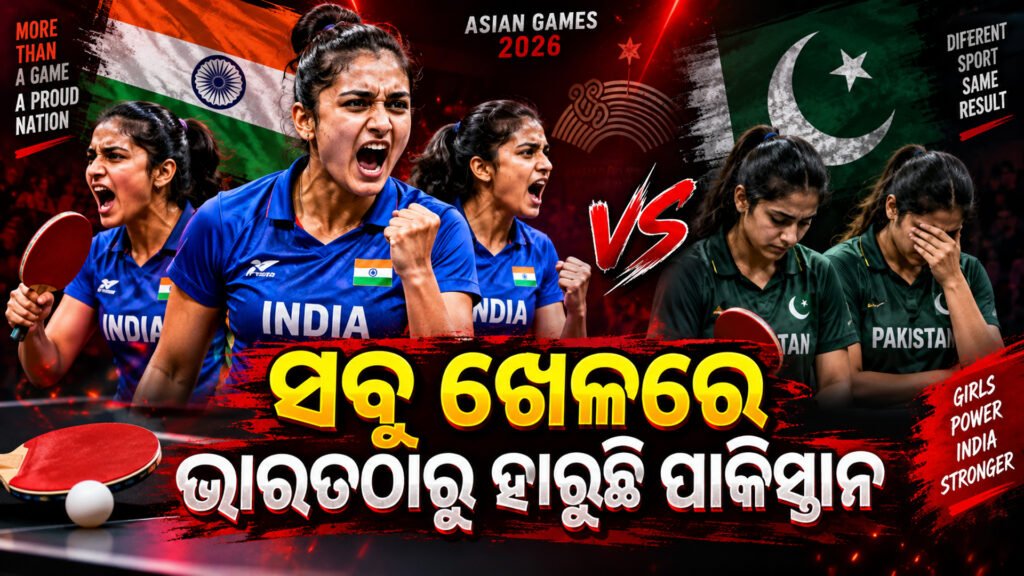 ସବୁ ଖେଳରେ ଭାରତଠାରୁ ହାରୁଛି ପାକିସ୍ତାନ || Pakistan has lost to India in every sport.