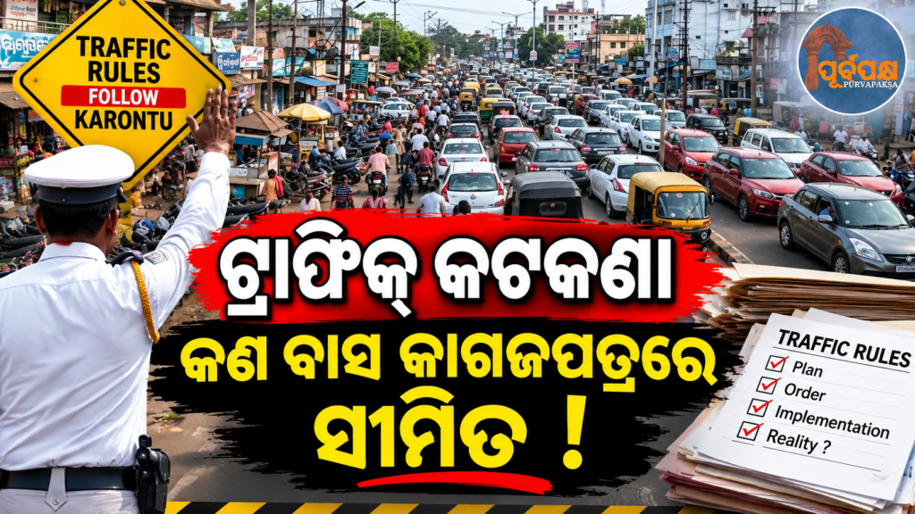 ଡ଼ମଣା-ଶୈଳଶ୍ରୀ ବିହାର ରାସ୍ତାରେ ନିତିଦିନିଆ ଟ୍ରାଫିକ୍ ନର୍କଯନ୍ତ୍ରଣା: ଘଣ୍ଟା ଘଣ୍ଟା ଫସୁଛନ୍ତି ସ୍କୁଲ ପିଲା ଓ କର୍ମଜୀବୀ || Daily traffic hell on Damna-Shailashree Bihar road: School children and workers stuck for hours