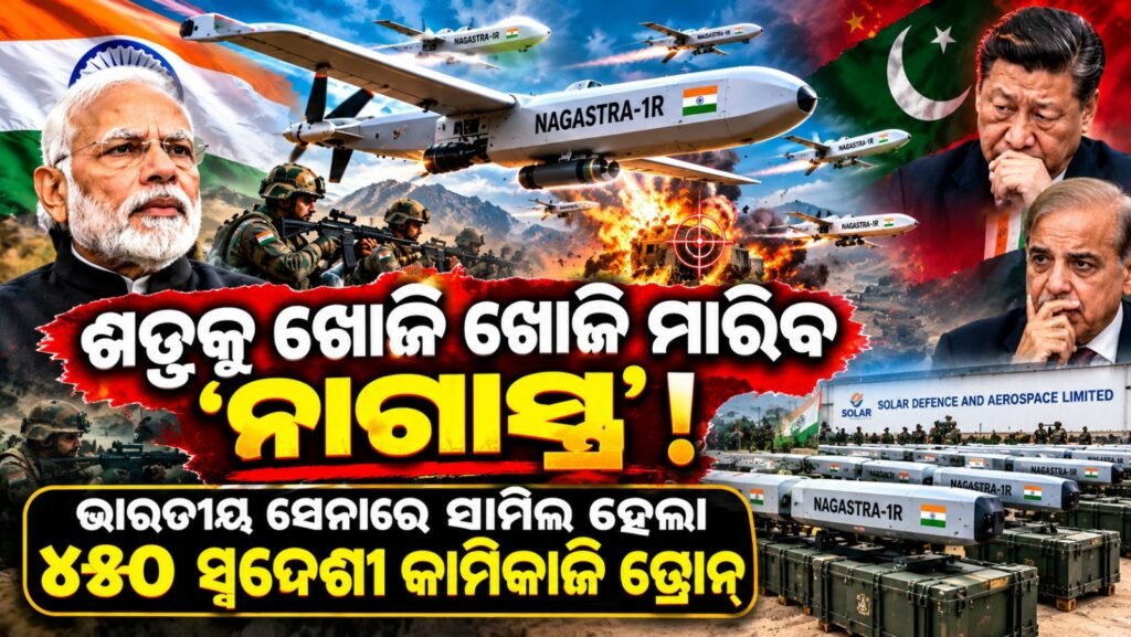 ‘Nagastra’ to hunt down and destroy the enemy! II ଶତ୍ରୁକୁ ଖୋଜି ଖୋଜି ମାରିବ ‘ନାଗାସ୍ତ୍ର’! ଭାରତୀୟ ସେନାରେ ସାମିଲ୍ ହେଲା ୪୫୦ ସ୍ୱଦେଶୀ କାମିକେଜ୍ ଡ୍ରୋନ୍